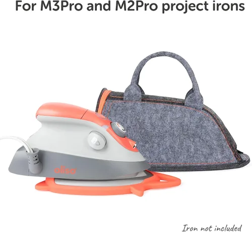 Miniatura 7 de Oliso M3Pro Project Plancha de vapor con solemate (coral) + bolsa de almacenamiento y transporte estuche de viaje (coral)