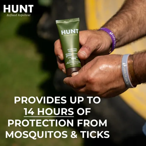 Miniatura 2 de Hunt - Loción repelente de insectos, sin DEET, sin olor, 20% de picaridina, protección de 14 horas, no grasa, segura para armas, segura para equipos