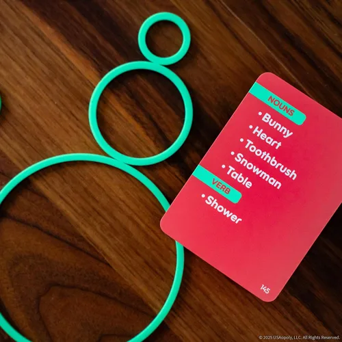 Miniatura 8 de Glyphics, juego creativo de fiesta familiar, usa formas y haz que todos adivinen las palabras en tu tarjeta, juego de palabras de adivinanzas