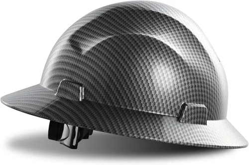 Miniatura 9 de LANON Casco duro de ala completa, aprobado por OSHA para trabajos de construcción, diseño de bandera estadounidense premium, casco de seguridad FRP