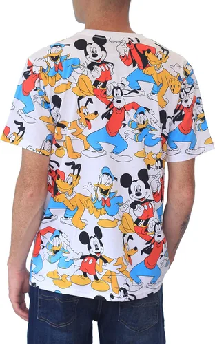 Miniatura 2 de Disney Camiseta gigante de Mickey Mouse gris para hombre, Blanco
