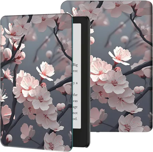 Miniatura 27 de Funda para Kindle de 6 pulgadas (11.ª generación, versión 2024/2022) delgada de piel sintética, ajustable, multiángulo, Smart Shell con función