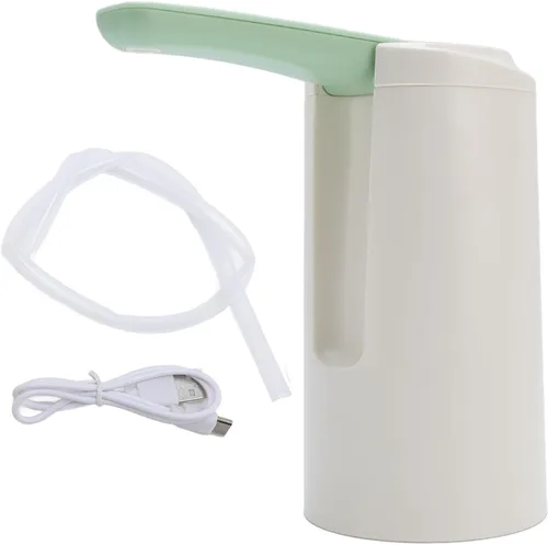 Bomba de agua potable eléctrica antivuelco - Dispensador automático de boquilla plegable | Material ABS duradero, solución de hidratación portátil
