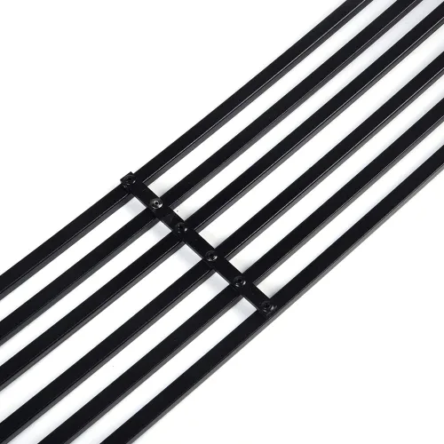 Miniatura 7 de PIT66 Parachoques delantero inferior Billet Grill Combo Inserto compatible con Nissan Maxima 2009-2014 Negro N87774H