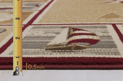 Miniatura 3 de Colección de alfombras de cabaña inspirada en la naturaleza con animales, diseño de felpa y polipropileno fácil de limpiar para decoración del hogar