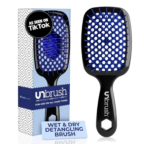 Miniatura 36 de FHI Heat UNbrush - Cepillo desenredante para cepillar sin dolor en cabello húmedo o seco — Cerdas antiestáticas DuoFlex duraderas, mango ligero
