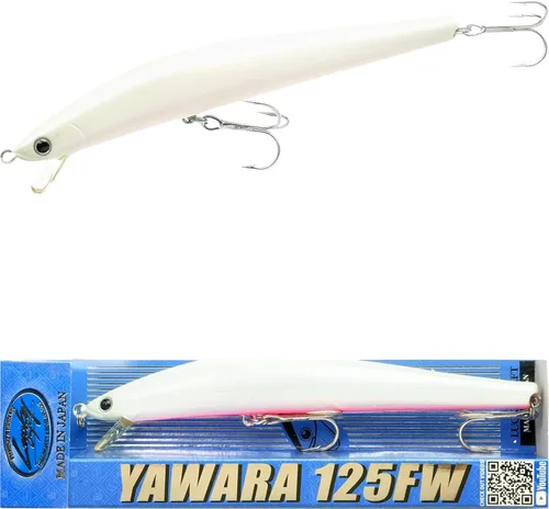 Miniatura 14 de LUCKY CRAFT FlashMinnow 125 YAWARA, señuelos de pesca de agua salada, accesorios y equipo de pesca de surf Jerkbait, señuelos de pesca de fletán