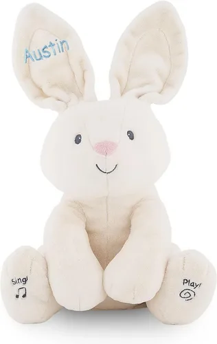 DIBSIES Peluche Animado Personalizado Peek A Boo (Conejo Peek A Boo)
