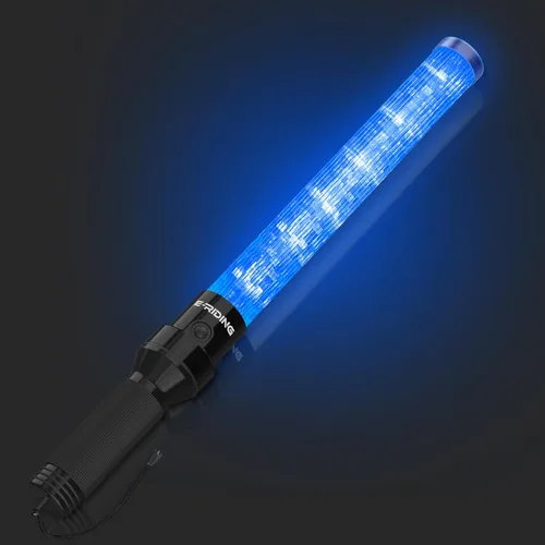 E-riding Varitas de Luz de Seguridad para Control de Tráfico de 21 pulgadas | Alta Visibilidad, Duraderas, Portátiles | Varita de Control de Tráfico