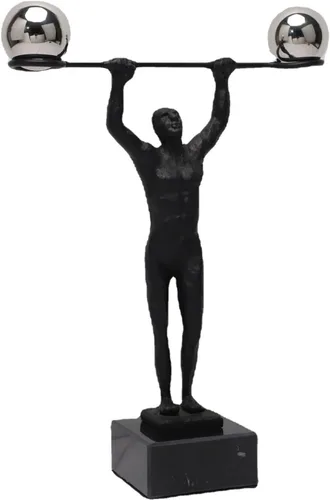 Miniatura 10 de Estatua de ángel sin cabeza de metal famoso de 20 pulgadas en pedestal blanco para exhibición del museo y decoración del hogar