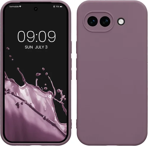 Miniatura 38 de kwmobile Funda compatible con Google Pixel 9 Pro - Funda protectora delgada de TPU para teléfono - Acabado mate suave - Negro mate