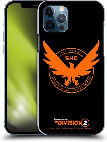 Head Case Designs Funda rígida con licencia oficial de Tom Clancy's The Division 2 Phoenix Logo Art compatible con Apple iPhone 12 / iPhone 12 Pro
