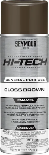 Miniatura 7 de Seymour 16-115 Hi-Tech Esmalte Pintura en Aerosol, Negro Brillante Brillo negro