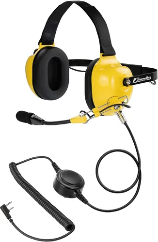 Miniatura 7 de Arrowmax AHDH0032-BK-K2 PNR - Auriculares de aislamiento de ruido compatibles con BaoFeng BTECH UV-5R UV-5RA UV-5RE UV-5R3 BF-F8HP UV-82HP Kenwood