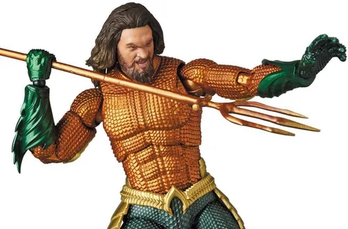 Miniatura 2 de Medicom Aquaman Mafex figura de acción, multicolor
