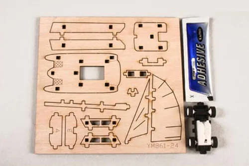 Miniatura 2 de Kit de modelo de madera de escritorio Run! Velero Catamarán / YG861-24