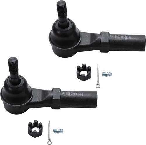 Miniatura 5 de Detroit Axle - Barras de acoplamiento delanteras para Chevy Silverado GMC Sierra Yukon XL Suburban Avalanche 2500 3500 HD Hummer H2, 4 extremos