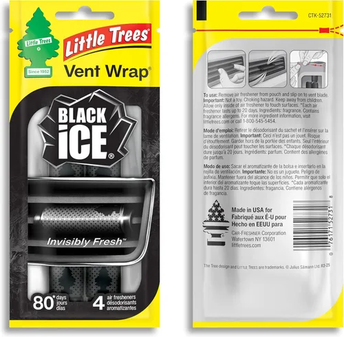 Miniatura 2 de Ambientador para auto de la marca Little Trees Se cuelga de la rejilla de ventilación y proporciona un fresco aroma de forma duradera, invisible