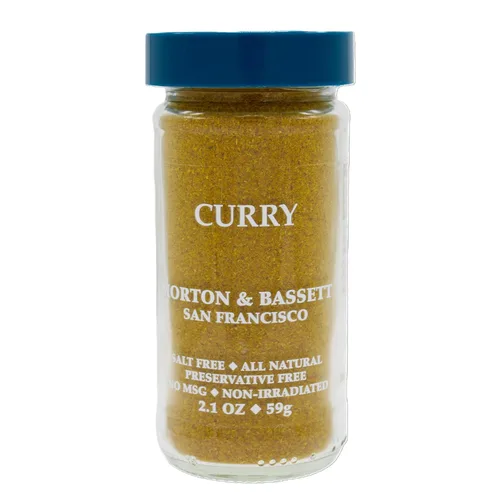 Morton & Bassett Curry en polvo, tarro de 2.1 onzas