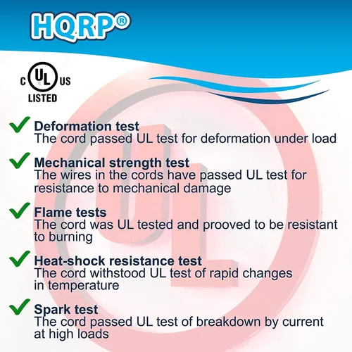 Miniatura 6 de HQRP Cable de alimentación de CA de repuesto 16 AWG 2 cables con certificación UL, compatible con Makita 664265-4 LS1011 LS1020 LS1030 LS1000 Cable