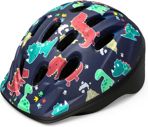 Miniatura 18 de OutdoorMaster Casco de bicicleta para niños, desde niños pequeños hasta jóvenes, casco de seguridad ajustable de unicornio para niños (edad 3-15)