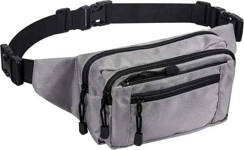 Miniatura 21 de Riñonera transparente aprobada por estadios para mujeres, para el trabajo, bolsa de cintura multiusos para viajes y eventos deportivos, Aguamarina