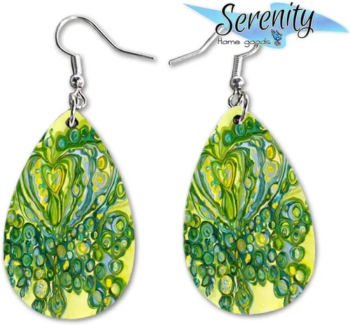 Miniatura 20 de Maureen Claffy Artist Collection Compassion Teardrop Dangle Earrings Set Cute Girls Womens Jewelry Earings Holiday Gifts Summer Decorations