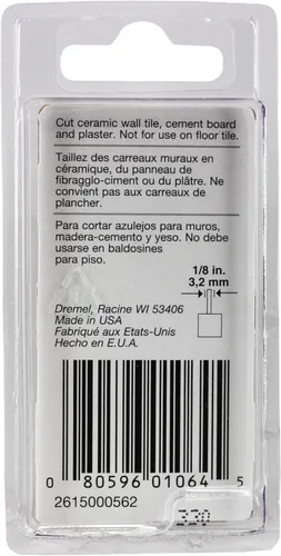 Miniatura 6 de Dremel 560 - Broca de corte para yeso, 1/8