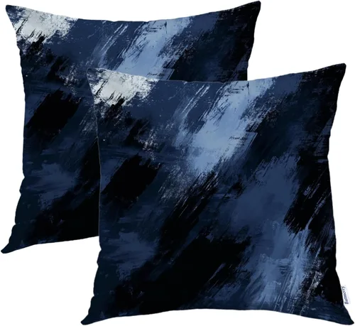 Miniatura 29 de Batmerry Flowers with Stems Throw Pillow Covers, Beautiful Floral Decorative Pillow Covers Digital Printing Blended for Couch Sofa Bed Invisible