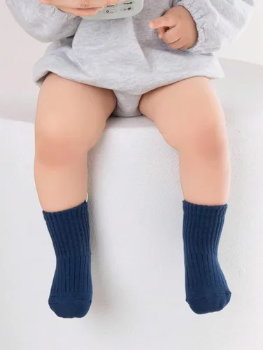 Miniatura 6 de XuoAz 6 pares de calcetines antideslizantes de algodón con agarre para niños y niñas pequeños