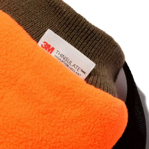 Miniatura 3 de HOT SHOT Mano reversible de forro polar Razorback para hombre - Realtree Edge/Blaze Orange Outdoor Hunting