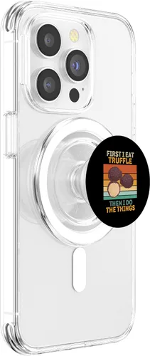 Miniatura 3 de First I Eat Truffle Then I Do The Things Vintage Truffle PopSockets MagSafe PopGrip for iPhone