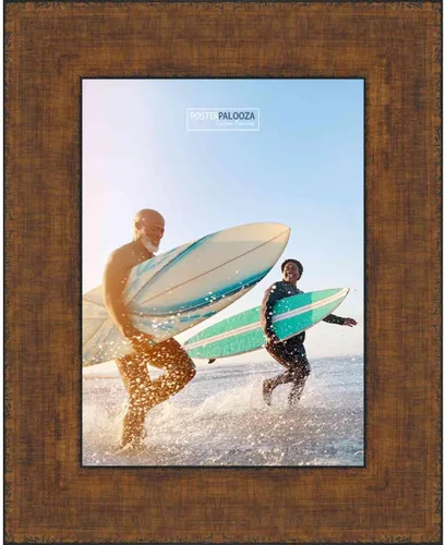 Miniatura 4 de Poster Palooza 36x24 Traditional Antique Gold Wood Picture Frame - UV Acrylic, Foam Board Backing, & Hanging Hardware Included