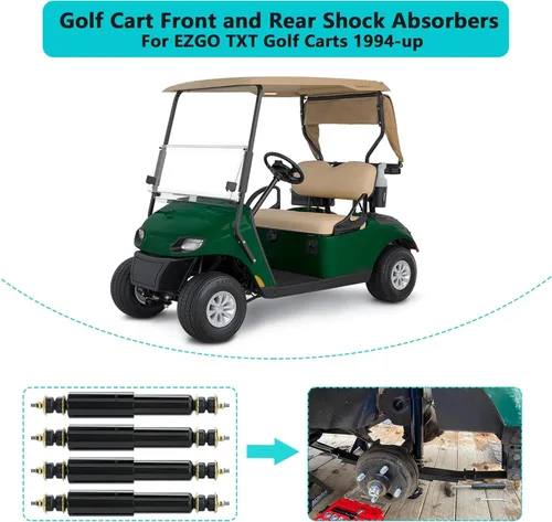 Miniatura 4 de 10L0L Amortiguadores para carrito de golf para EZGO TXT, amortiguadores delanteros y traseros 1994-en adelante para modelos de gasolina