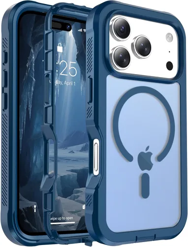Miniatura 129 de jaroco - Funda magnética compatible con MagSafe para iPhone 11 de 6.1 pulgadas; protección de grado militar contra caídas, de doble capa