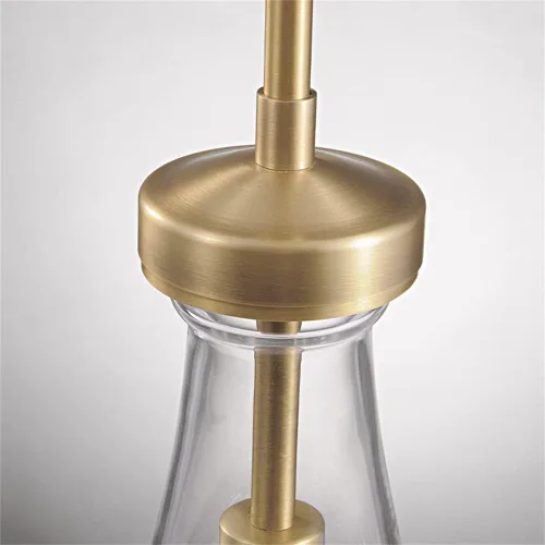 Miniatura 7 de Luces Colgantes Modernas de Gota de Lluvia, Luces Colgantes para Isla de Cocina, Lámpara de Comedor con Barra de Latón, Candelabro de Gota de Lluvia