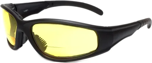 Miniatura 9 de Calabria 23BF Sportster - Gafas de seguridad bifocales de lectura para hombres y mujeres, protección UV, viento y desechos, antivaho