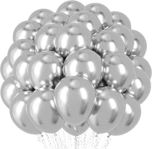 Miniatura 181 de Voircoloria - Globos azul bebé claro, paquete de 66 globos de 12 pulgadas de látex para fiestas para niños y niñas, para cumpleaños, baby shower, 16