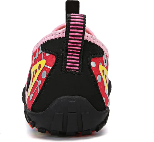 Miniatura 9 de UBFEN Zapatos de agua para niños y niñas, calcetines acuáticos descalzos, playa, deportes, natación, piscina, secado rápido, ligeros, niños pequeños