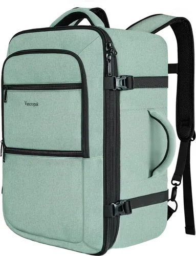 Miniatura 16 de Vancropak Mochila de mano de 13.2 gal, expandible, extragrande, aprobada para viajar en avión, resiste el agua, maleta, ligera, fin de semana