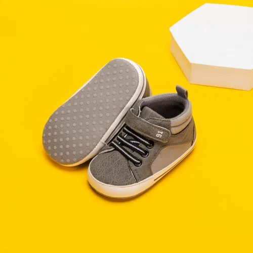 Miniatura 5 de KaKaKiKi - Tenis de lona para bebé, infante, niños, tenis con suela de goma antideslizante, tenis de caramelo caminantes, primerizos, precaminando