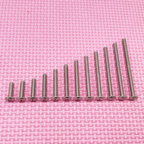 Miniatura 7 de Paquete de 40 tornillos métricos M4 x 0.630 in para puerta de gabinete y cajón, tornillos de máquina para jalar puertas de gabinete y cajón, 18-8