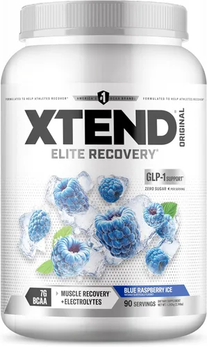 Miniatura 24 de XTEND Original BCAA - Polvo de Frutas Knockout Punch Bebida de recuperación muscular post entrenamiento sin azúcar con aminoácidos 7 g de BCAA