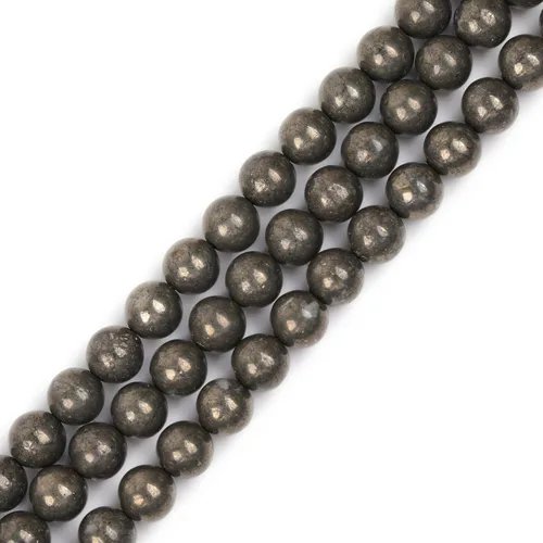 Miniatura 14 de GEM-Inside Cuentas sueltas de piedra natural de lava negra de 8 mm, redondas, piedra de energía para hacer joyas 15' Negro