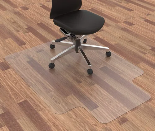 Miniatura 18 de Tapete para silla de oficina para alfombra de pelo bajo, 48 x 36 pulgadas, tapete transparente para silla de escritorio de oficina para suelos