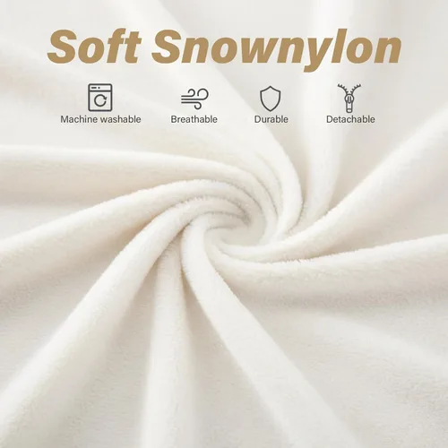 Miniatura 7 de Tiita - Colchón plegable convertible para sofá cama con almohada y bolsillo lateral, colchón de tela de felpa para el suelo, funda lavable