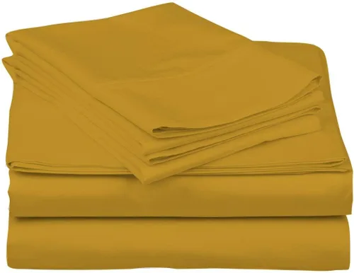 Miniatura 74 de Epic Cotton Juego de sábanas de 6 piezas, 100% algodón egipcio, de lujo, súper suave, bolsillos profundos de 12 pulgadas, tamaño King, 1000 hilos
