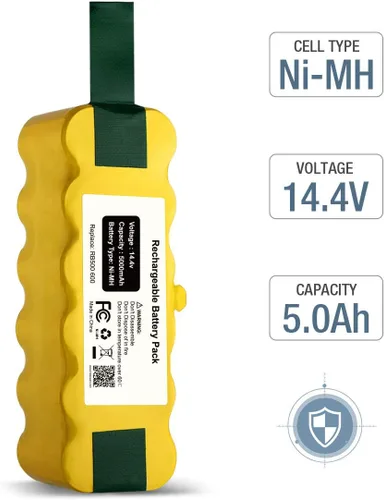 Miniatura 2 de Powerextra Batería de repuesto de 4.0Ah 14.4V compatible con Roomba R3 500 600 700 800 900 Series 500 510 531 535 540 550 552 560 570 580 595 620