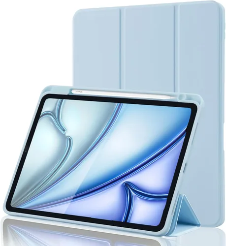 Miniatura 17 de Funda para iPad Air de 11 pulgadas M4 2026 8ª generación/M3 2025/M2 2024, iPad Air 5ª/4ª generación de 10.9 pulgadas 2022/2020 con soporte para Gris