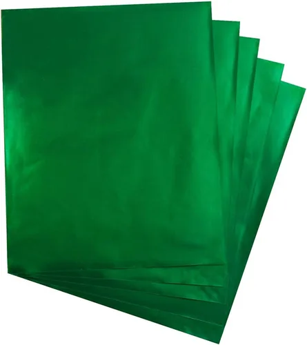 Miniatura 7 de Hygloss Papel de aluminio metálico para artes y manualidades, actividades de aula y artistas, decoración de fiestas o vacaciones, 8.5 x 11 pulgadas
